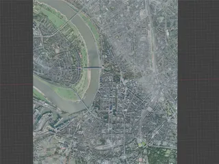 Dusseldorf City, Germany (2021) 3D Model