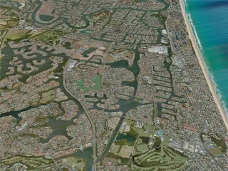 Gold Coast City, Australia (2021) 3D Model