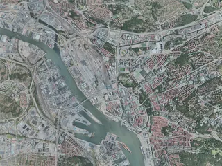 Gothenburg City, Sweden (2021) 3D Model