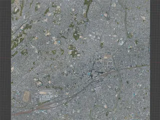 Hamamatsu City, Japan (2021) 3D Model
