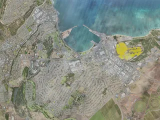 Kahului City, USA (2021) 3D Model