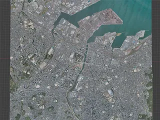 Kitakyushu City, Japan (2021) 3D Model