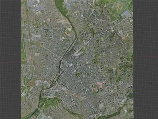 Le Mans City, France (2021) 3D Model