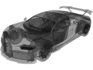 Bugatti Chiron Pur Sport (2021) 3D Model