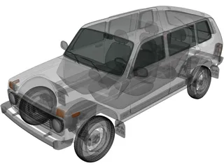 VAZ-2123 (2012) 3D Model