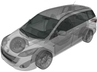 Mazda 5 (2011) 3D Model