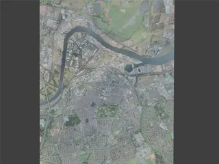 Middlesbrough City, UK (2021) 3D Model