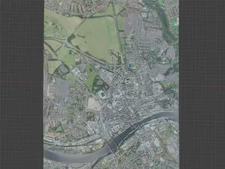 Newcastle upon Tyne City, UK (2021) 3D Model