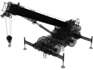 Manitiwoc GRT810 Crane 3D Model