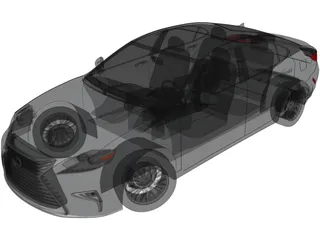 Lexus ES350 (2016) 3D Model
