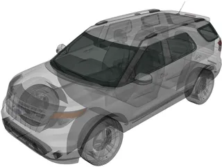 Ford Explorer (2011) 3D Model