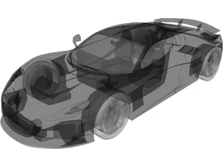 Rimac Nevera (2021) 3D Model