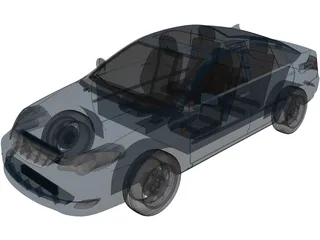 BYD F3 (2013) 3D Model