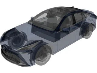 Toyota Mirai (2021) 3D Model