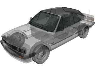 BMW 318i Convertible (1990) 3D Model