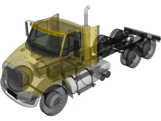 Caterpillar CT610 Chassis Truck (2011) 3D Model