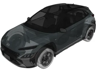 Hyundai Kona (2022) 3D Model