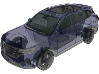 Roewe RX5 Max (2019) 3D Model