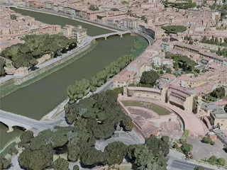 Pisa City, Italy (2021) 3D Model