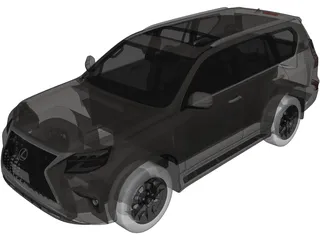 Lexus GX460 (2020) 3D Model