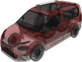 Citroen Berlingo (2021) 3D Model