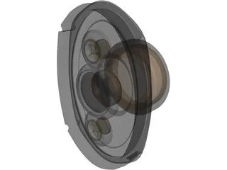 6x9 Jet Sound Speaker 3D Model