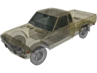 Datsun 620 KingCab (1977) 3D Model