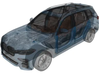 BMW X7 (2021) 3D Model