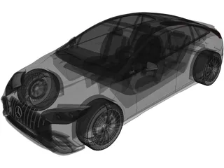 Mercedes-AMG EQE 53 (2021) 3D Model