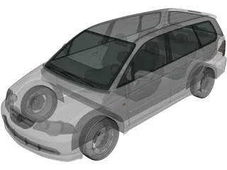 Honda Odyssey (1999) 3D Model