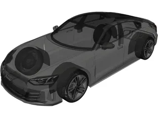 Audi e-tron GT (2022) 3D Model