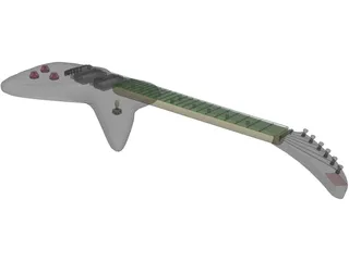 Rock Guitar 3D Model