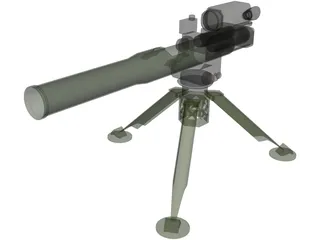 TOW Missile Launcher 3D Model