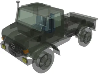 Mercedes-Benz Unimog 1300 4x4 Truck 3D Model