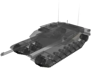 M1A1 Abrams 3D Model