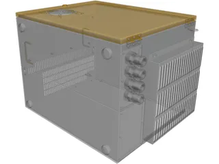 Fanuc Robotics RJ3 A-Size Control Cabinet 3D Model