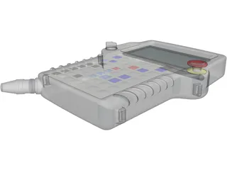 Fanuc Robotics MHE1 Teach Pendant 3D Model