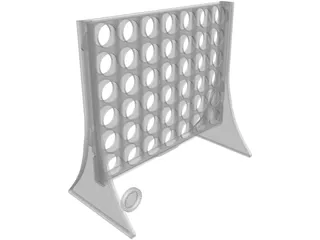 Connect Four 3D Model