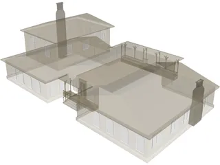 Large House 3D Model