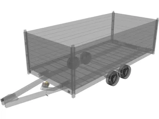 Trailer Anssems Msx 3000 3D Model