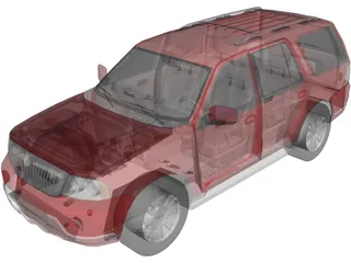 Lincoln Navigator (2004) 3D Model