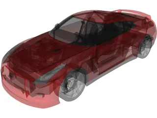 Nissan GT-R (2008) 3D Model