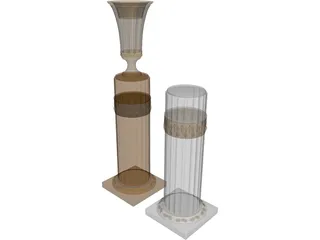 Columns 3D Model