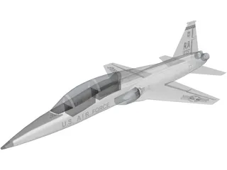 Northrop T-38 Talon 3D Model