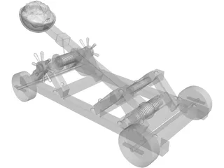 Catapult 3D Model