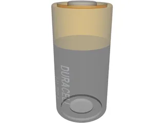Duracell Battery 6V 3D Model
