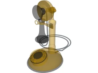 Telephone Old 3D Model