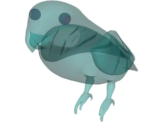 Parakeet 3D Model