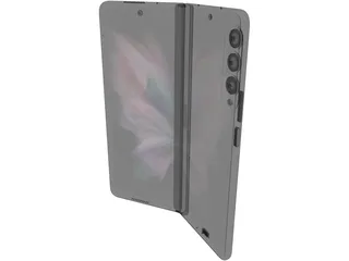 Samsung Galaxy Z Fold 3 3D Model