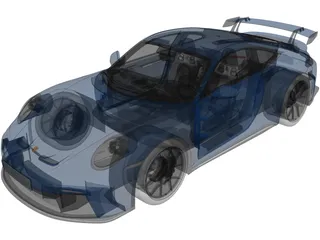 Porsche 911 GT3 (2022) 3D Model